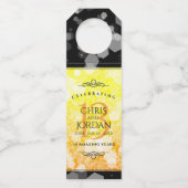 Elegant 13th Citrine Wedding Jubileum Flessenhanger (Voorkant)