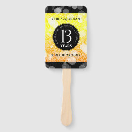 Elegant 13th Citrine Wedding Jubileum Handwaaier