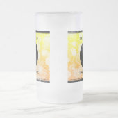 Elegant 13th Citrine Wedding Jubileum Matglas Bierpul (Center)