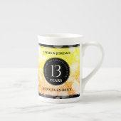 Elegant 13th Citrine Wedding Jubileum Porselein Kop (Rechts)