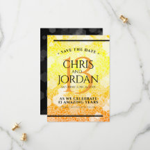 Elegant 13th Citrine Wedding Jubileum