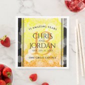 Elegant 13th Citrine Wedding Jubileum Servet (Insitu)