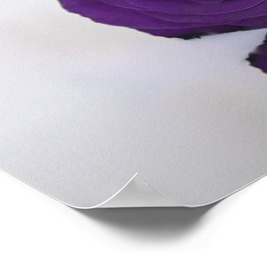 Elegant 14 Tabel Royal Paars Roos Seating Chart Poster (Hoek)