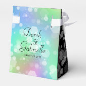 Elegant 14e Jubileum voor opalbruiloft Bedankdoosjes (Achterkant)