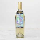 Elegant 14e Jubileum voor opalbruiloft Flessenhanger (Op fles)