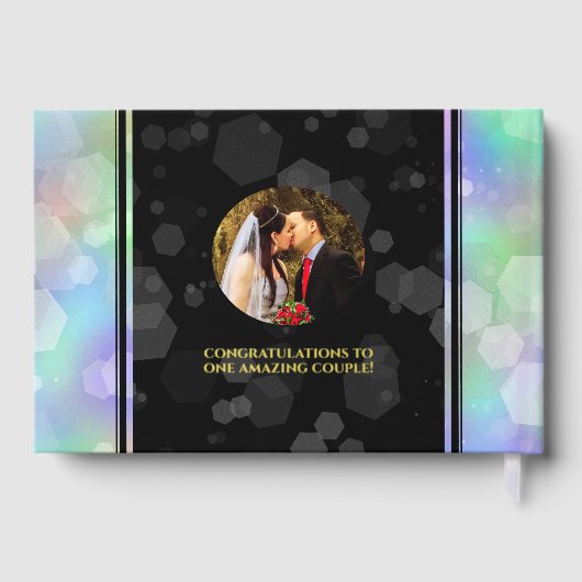 Elegant 14e Jubileum voor opalbruiloft Gastenboek (Achterkant)