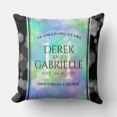 Elegant 14e Jubileum voor opalbruiloft Kussen (Voorkant)