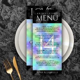 Elegant 14e Jubileum voor opalbruiloft Menu