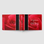 Elegant 15e 26e Roos Wedding Jubileum Gastenboek (Volledig)