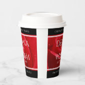 Elegant 15e 26e Roos Wedding Jubileum Papieren Bekers (Links)