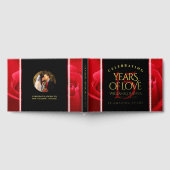 Elegant 15th Roos Wedding Jubileum Celebration Gastenboek (Volledig)