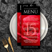 Elegant 15th Roos Wedding Jubileum Celebration Menu