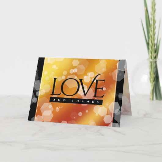 Elegant 16e 23e Topaz Wedding Jubileum Bedankkaart (Voorkant)