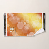 Elegant 16e Golden Topaz Wedding Jubileum Bad Handdoek (Handdoek)