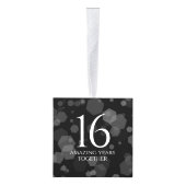 Elegant 16e Golden Topaz Wedding Jubileum Decoratie (Rechts)