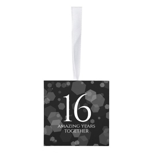 Elegant 16e Golden Topaz Wedding Jubileum Decoratie (Rechts)