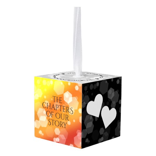 Elegant 16e Golden Topaz Wedding Jubileum Decoratie (Achter hoekig)