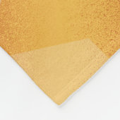 Elegant 16e Golden Topaz Wedding Jubileum Fleece Deken (Hoek)