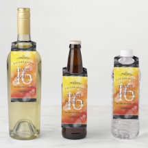 Elegant 16e Golden Topaz Wedding Jubileum