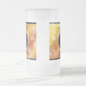 Elegant 16e Golden Topaz Wedding Jubileum Matglas Bierpul (Center)