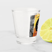 Elegant 16e Golden Topaz Wedding Jubileum Shot Glas (Links)