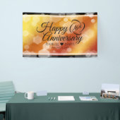 Elegant 16e Golden Topaz Wedding Jubileum Spandoek (Beurs)