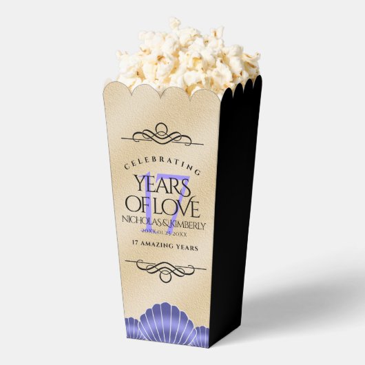 Elegant 17th Shells Wedding Jubileum Bedankdoosjes (Popped)