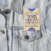 Elegant 17th Shells Wedding Jubileum Button (Insitu)