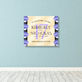 Elegant 17th Shells Wedding Jubileum Canvas Afdruk (Insitu (Houten vloer))