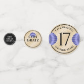 Elegant 17th Shells Wedding Jubileum Confetti (Voorkanten)