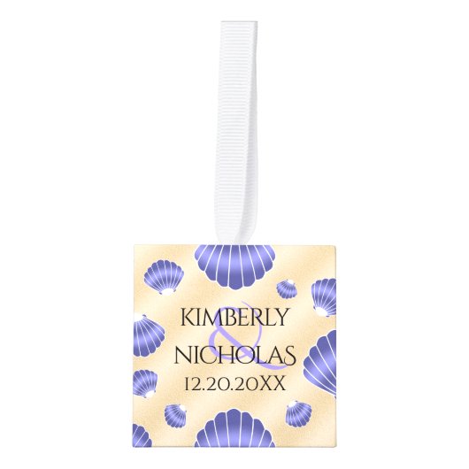 Elegant 17th Shells Wedding Jubileum Decoratie (Voorkant)