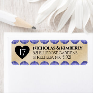 Elegant 17th Shells Wedding Jubileum Etiket