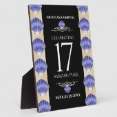 Elegant 17th Shells Wedding Jubileum Fotoplaat (Zijkant)