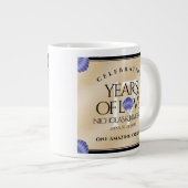 Elegant 17th Shells Wedding Jubileum Grote Koffiekop (Voorkant rechts)