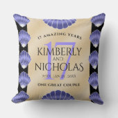 Elegant 17th Shells Wedding Jubileum Kussen (Voorkant)