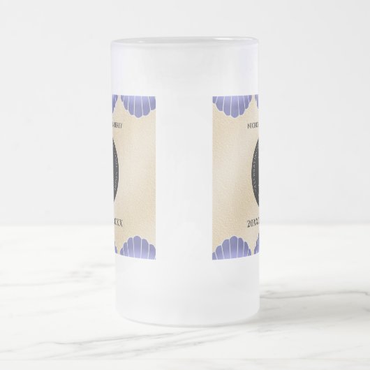 Elegant 17th Shells Wedding Jubileum Matglas Bierpul (Center)