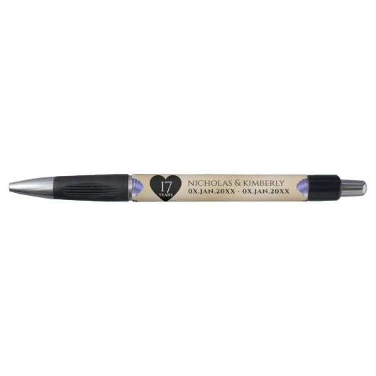 Elegant 17th Shells Wedding Jubileum Pen (Voorkant)