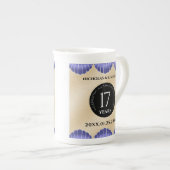 Elegant 17th Shells Wedding Jubileum Porselein Kop (Voorkant rechts)