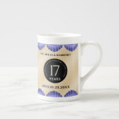 Elegant 17th Shells Wedding Jubileum Porselein Kop (Rechts)