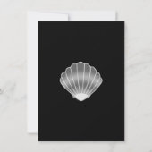 Elegant 17th Shells Wedding Jubileum Save The Date (Achterkant)