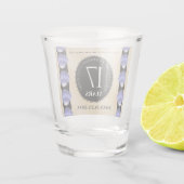 Elegant 17th Shells Wedding Jubileum Shot Glas (Achterkant)