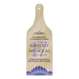 Elegant 17th Shells Wedding Jubileum Snijplank