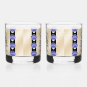 Elegant 17th Shells Wedding Jubileum Whisky Glas (Links)