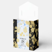 Elegant 18e Porcelain Wedding Jubileum Bedankdoosjes (Geopend)