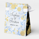 Elegant 18e Porcelain Wedding Jubileum Bedankdoosjes (Achterkant)