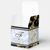 Elegant 18e Porcelain Wedding Jubileum Bedankdoosjes (Geopend)