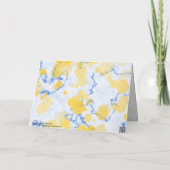 Elegant 18e Porcelain Wedding Jubileum Bedankkaart (Achterkant)