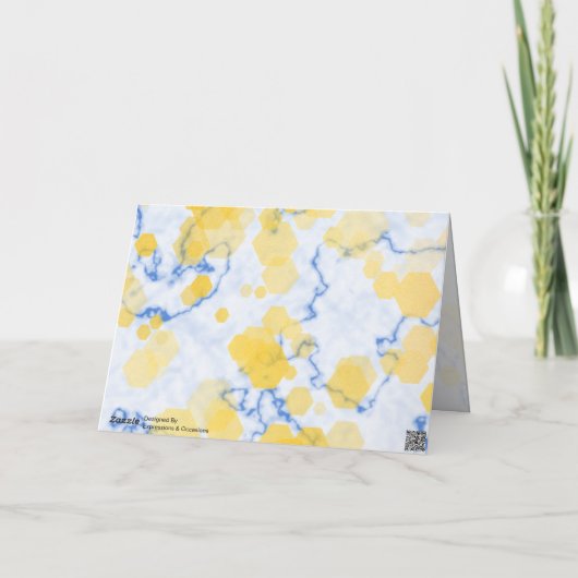 Elegant 18e Porcelain Wedding Jubileum Bedankkaart (Achterkant)