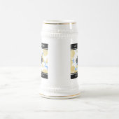 Elegant 18e Porcelain Wedding Jubileum Bierpul (Center)