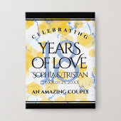 Elegant 18e Porcelain Wedding Jubileum Button (Voorkant)